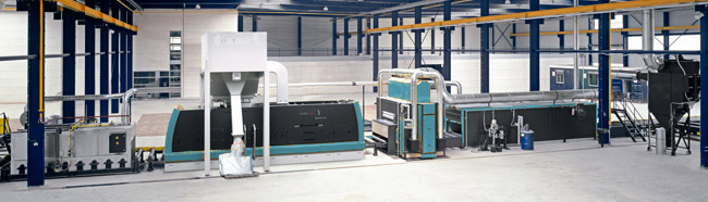 Linea de tratamiento de superficies